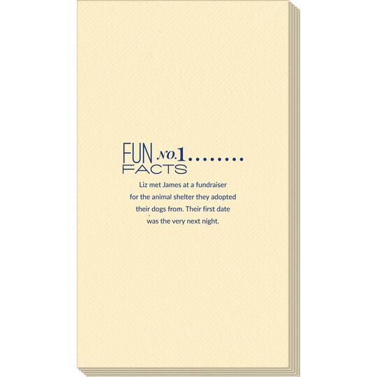 Just the Fun Facts Linen Like Guest Towels